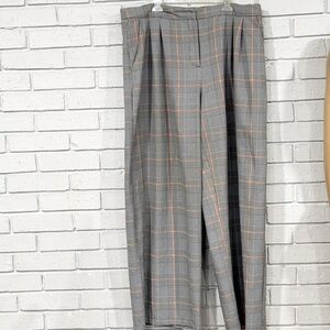 ASOS‎ Gray and Pink Plaid Pants